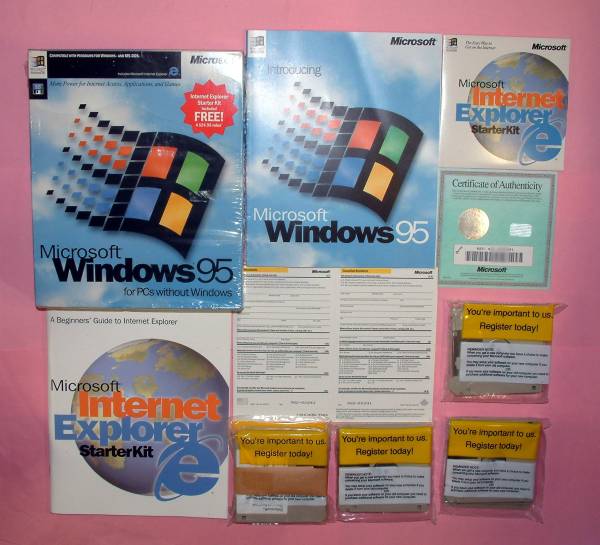 1668】 Microsoft Windows 95 Retail English for USA/Canada 1668】 Microsoft Windows 95 Retail English for USA/Canada