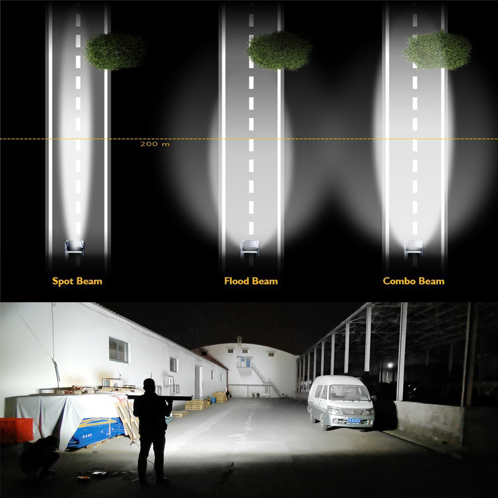 ライトバー ランドクルーザー 70系 ワークライト ランクル 超高輝度 3層 LED 50インチ ストレートタイプ トヨタ_画像5