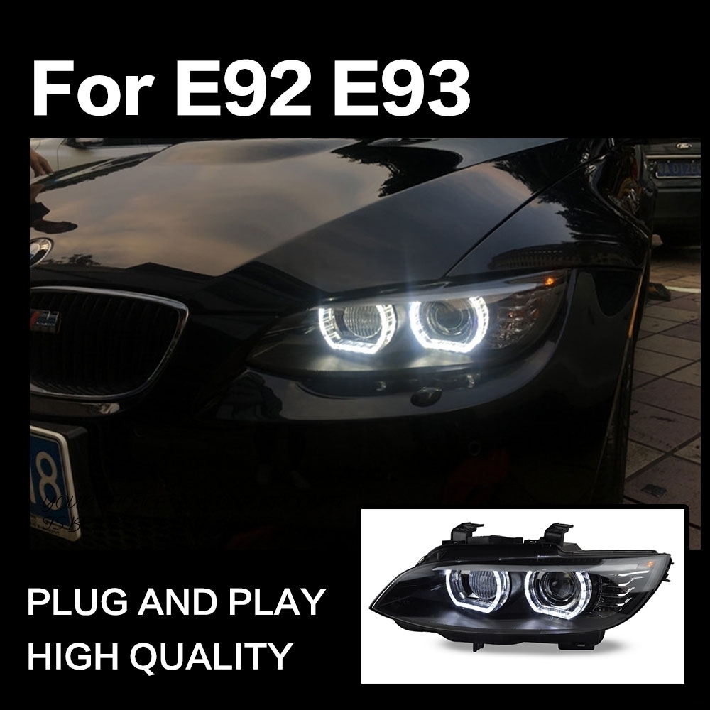 ヘッドライト BMW E92 E93 3シリーズ LED '06-'12 クリア AOKEDING_画像3