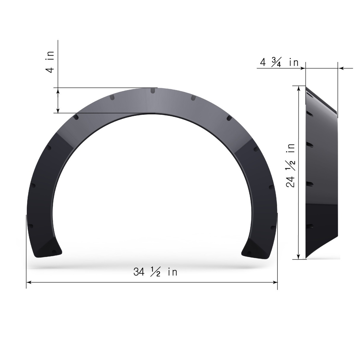 オーバーフェンダー ロードスター NB6C 120mm ABS製 Glider 付属品有 マツダ Clinched_画像4