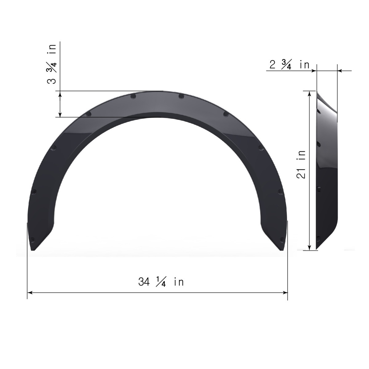 オーバーフェンダー ステージア M35 70mm ABS製 New School 付属品有 日産 Clinched_画像4