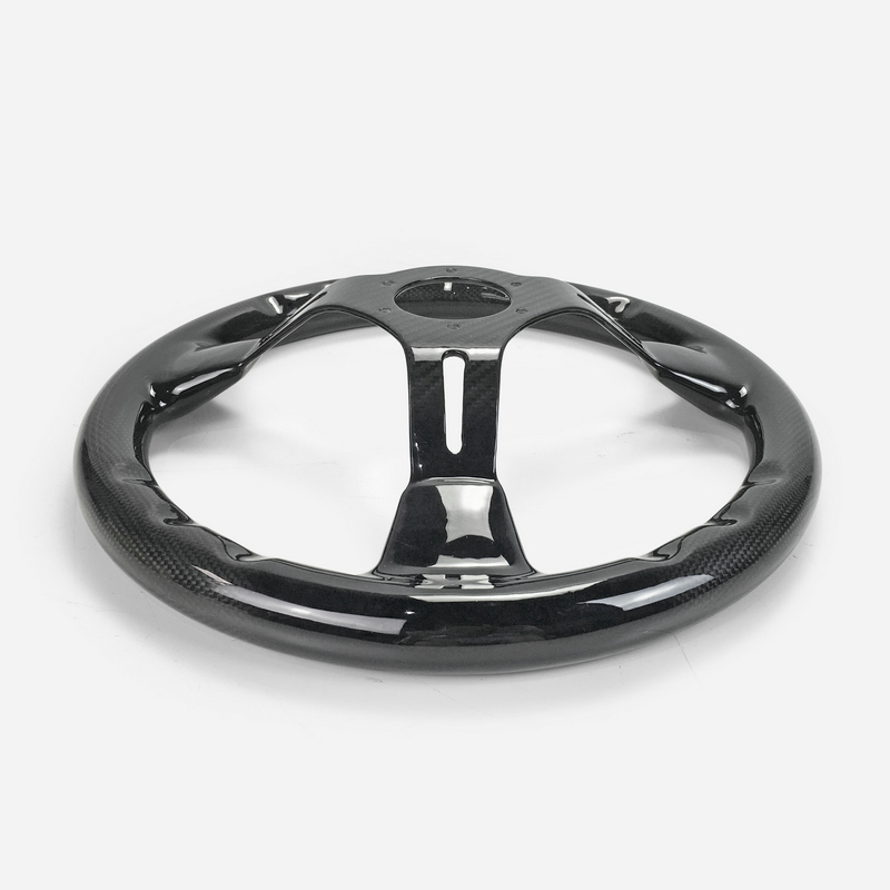 ステアリング インプレッサ GDA GDB CFRP ドライカーボン製 ハンドル 350mm オフセット60mm ディープOCタイプ 艶あり スバル EPR_画像5