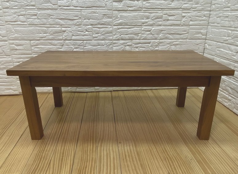 ☆無印良品 無垢材ローテーブル ウォールナット 引き出し 90cm ☆無印良品 無垢材ローテーブル ウォールナット 引き出し 90cm