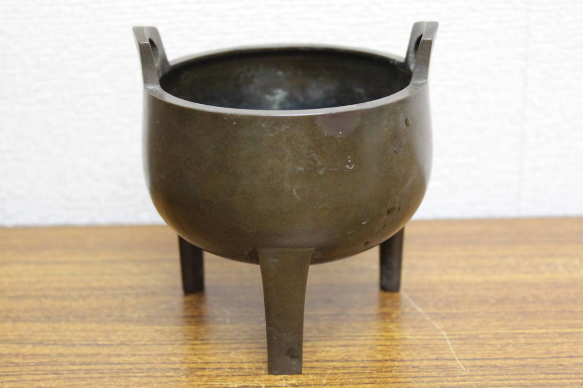  details unknown shape / censer? / also box author thing? stamp equipped retro antique super-discount one jpy start 