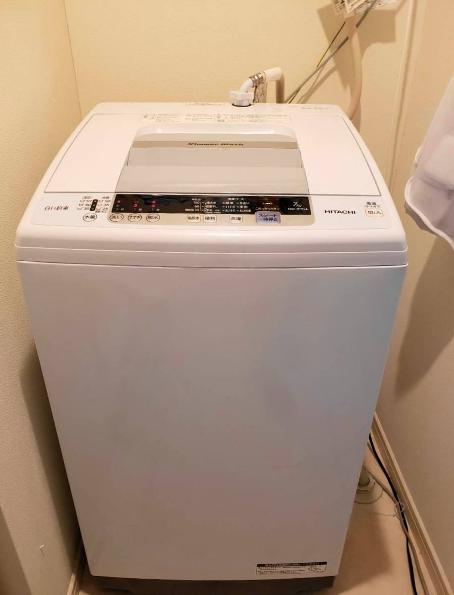 てです 日立 全自動洗濯機 シャワー浸透洗浄 風脱水機能付き ZAgD3