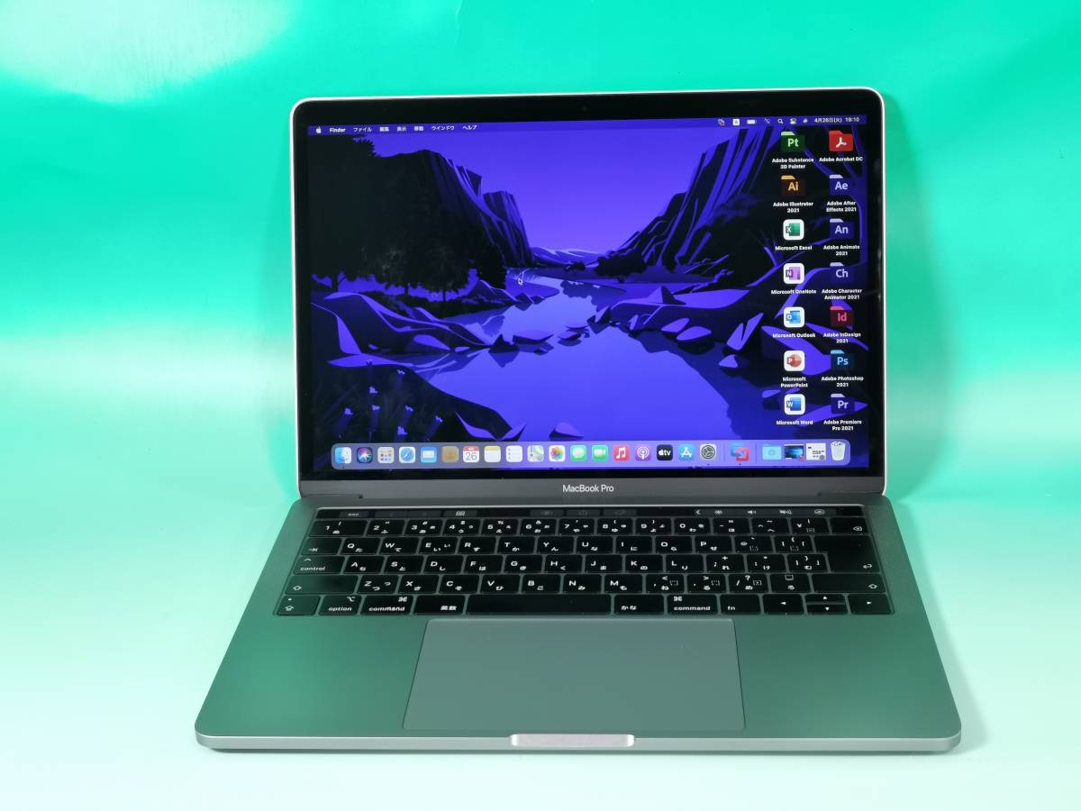 △ Apple MacBook Pro 13 2018年 Touch Bar【 13.3型 Retina液晶 Big