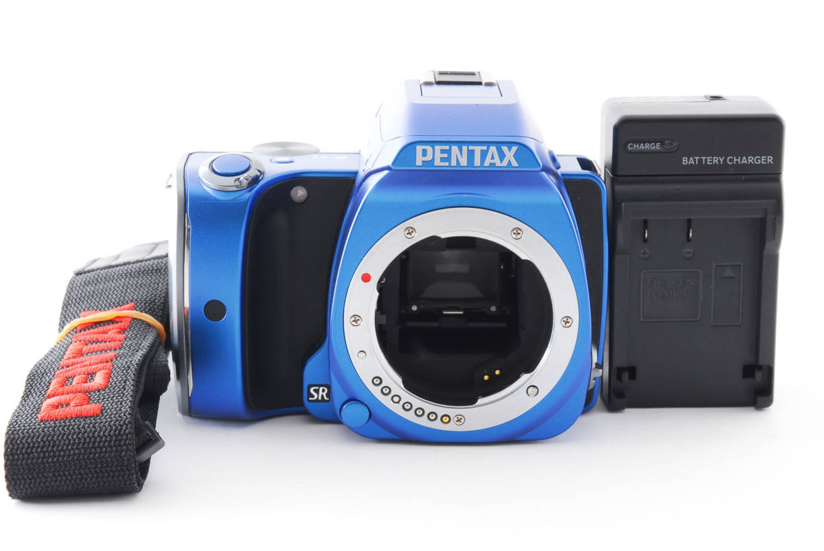 ペンタックス デジタル ブルー Pentax K-S1 20.1MP [ショット数:72!!!] Didital SRL Camera Blue Body strap [新品同様] #966616