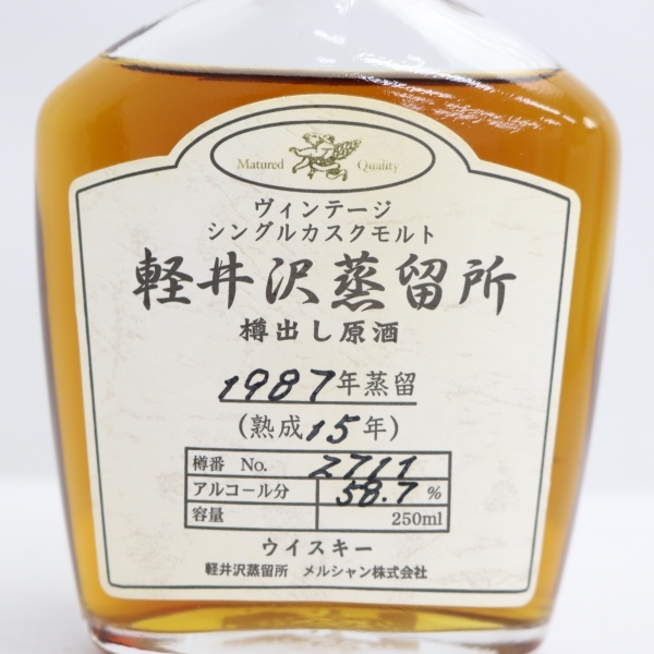 軽井沢蒸留所 ヴィンテージ シングルカスクモルト 樽出し原酒 15 軽井沢蒸留所 ヴィンテージ シングルカスクモルト 樽出し原酒 15