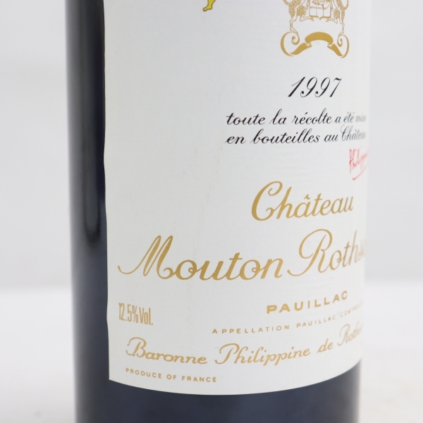 1円~Chateau Mouton Rothschild（シャトー ムートン ロートシルト）1997 12.5％ 750ml S22E140037_画像6