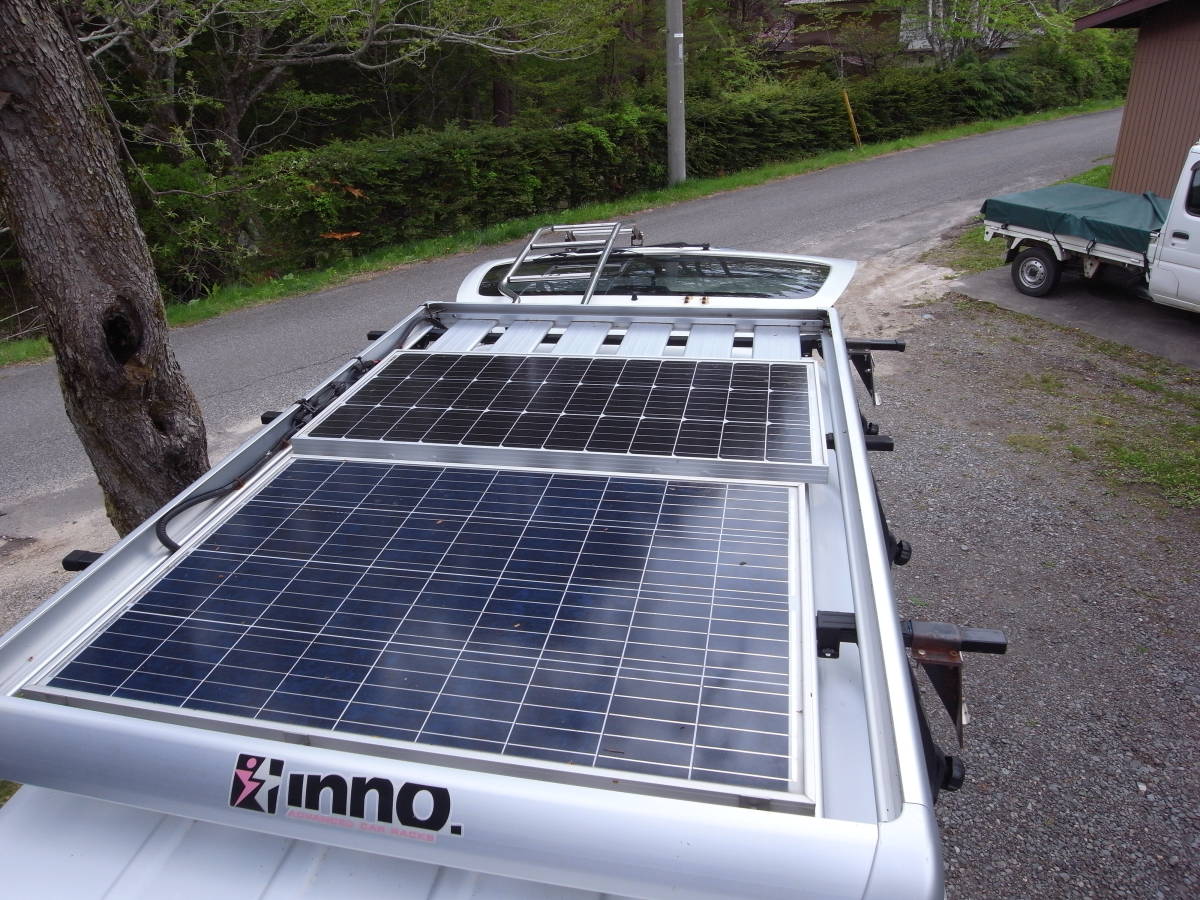  Nissan Vanette 4WD camper specification solar panel FF heater inverter attaching 