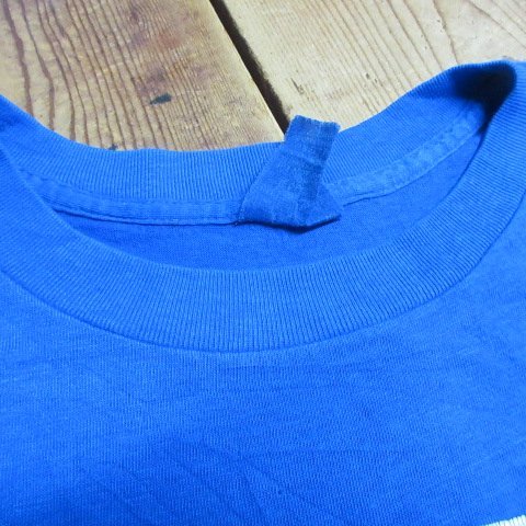 80s アメリカ製　オールド　Tシャツ XL 青　シアーズ　80年代　USA古着　sy2010_画像9