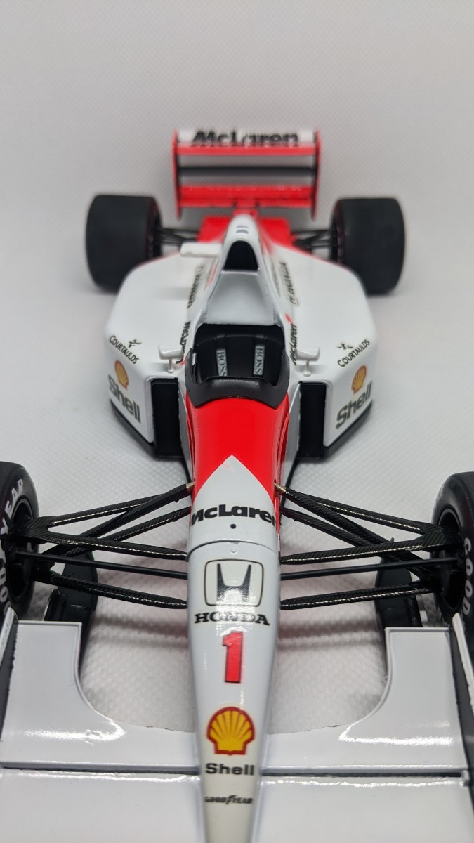 プラモデル マクラーレン MP4/7 ホンダ 1/20 塗装済完成品 プラモデル マクラーレン MP4/7 ホンダ 1/20 塗装済完成品