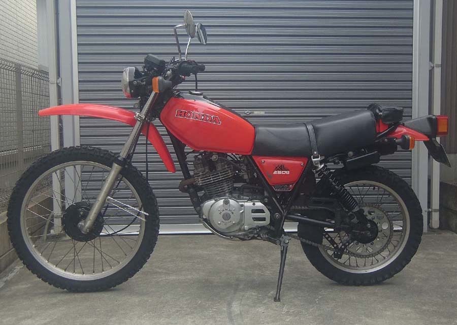 XL250S 私が乗って30年 調子良好 ほぼノーマル車体 IKON製リアサスほぼ新品 自賠責付きなので乗って帰れます。_画像3