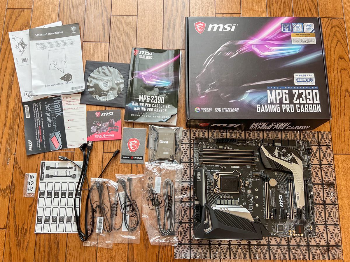 MSI MPG Z390 GAMING PRO CARBON LGA1151マザーボード 自作PC bpbd