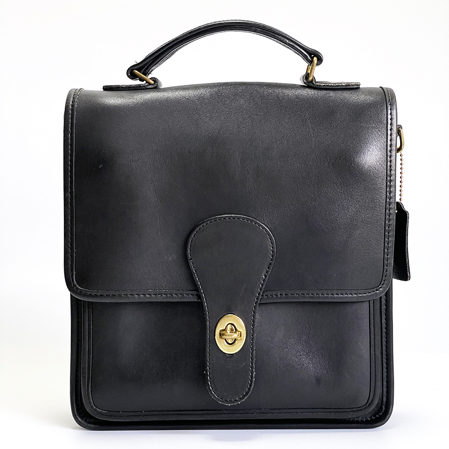 Bランク】COACH オールドコーチ 80's 2way 手提げ ショルダー バッグ