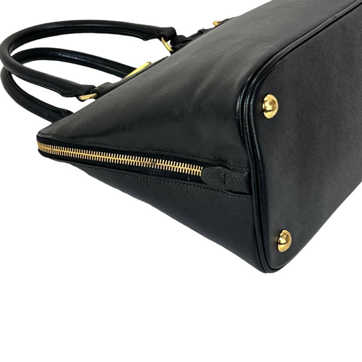☆美品☆ PRADA プラダ ハンドバッグ サフィアーノレザー エンボス
