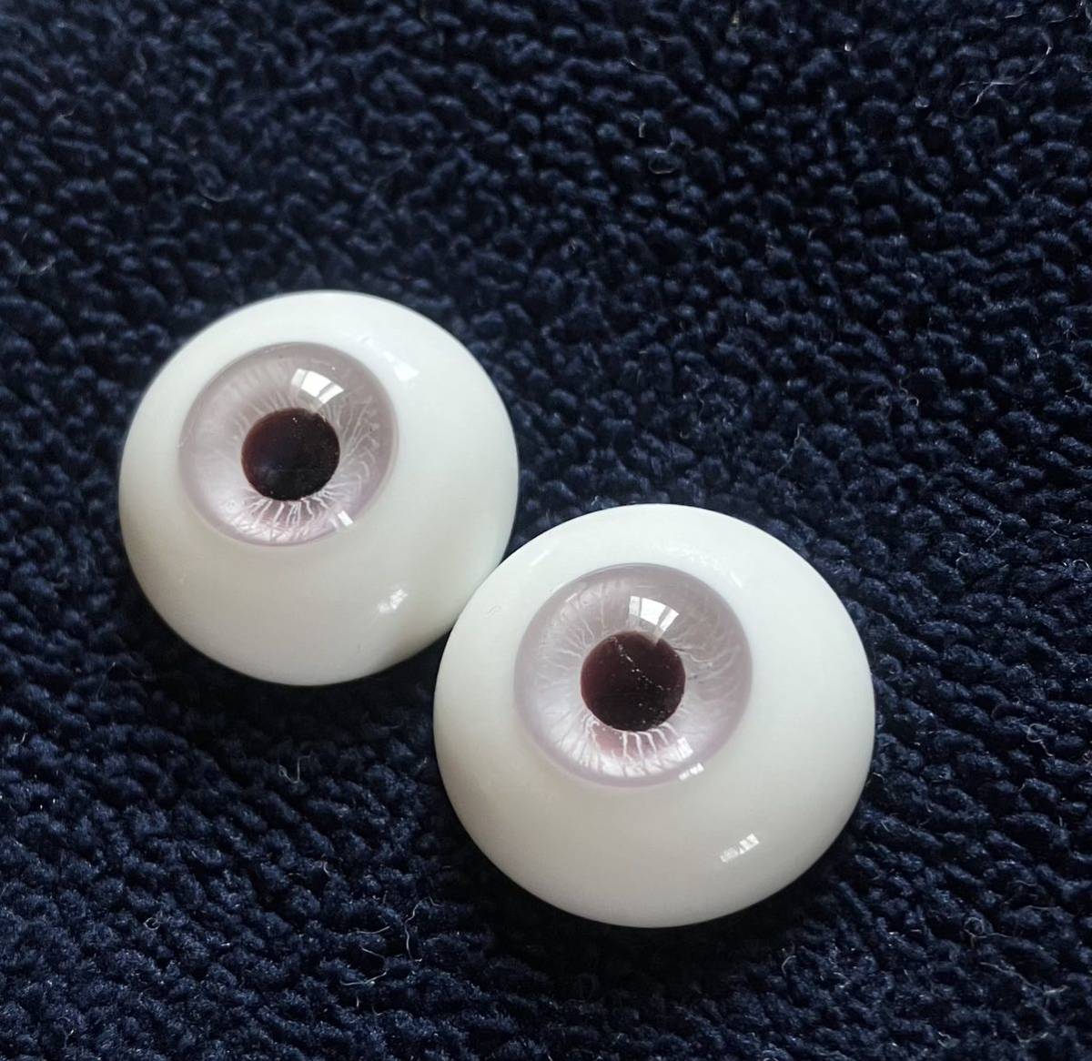 ボークス 造形村グラスアイ 18mm SD スーパードルフィー 青緑 ドール