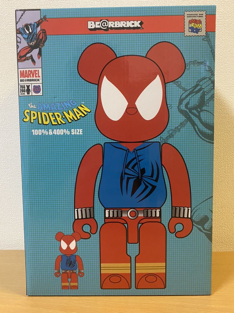 ☆新品未開封品☆スパイダーマン ベアブリック400%100%