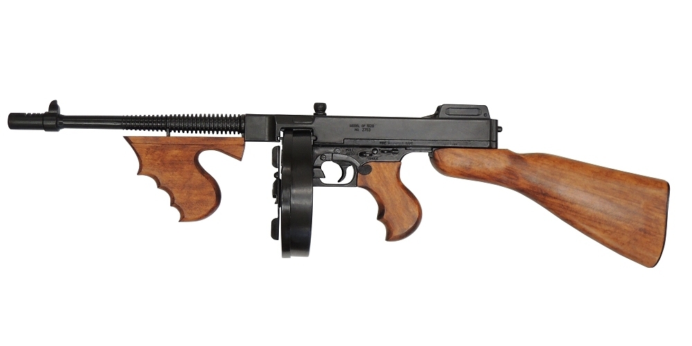 DENIXteniks1092 M1 sub machine gun ton pson model M1928 86.5cm replica gun cosplay small articles imitation USA
