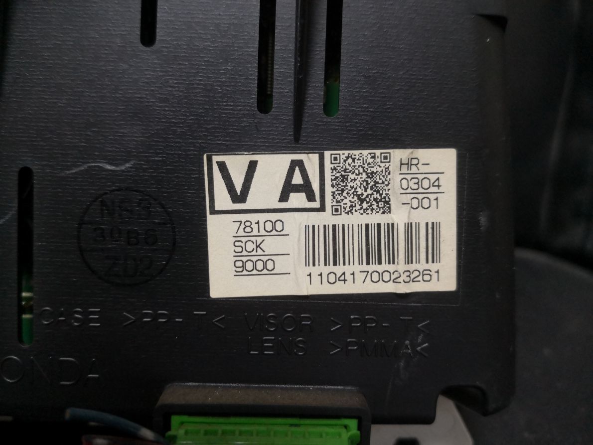 作動保証 走行距離不明 78100-SCK-9000 HR-0304-001 迅速発送 管理C43 ザッツ JD1 JD2 メーター スピードメーター_画像3