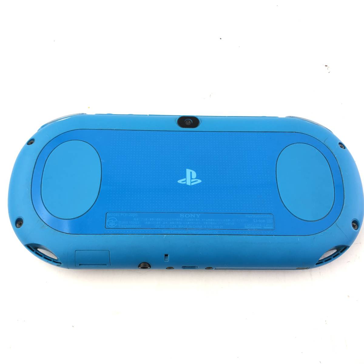 1円～【動作確認済】【1円】PlayStation Vita　アクア・ブルー(PCH-2000) ゲーム機本体 PS VITA/充電器付属_画像4