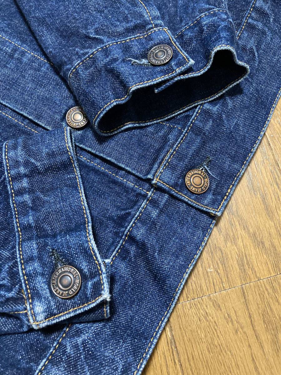 [TCB JEANS] 60's Trucker Jacket Type 3rd インディゴデニムジャケット 40 日本製 ティーシービージーンズ_画像6