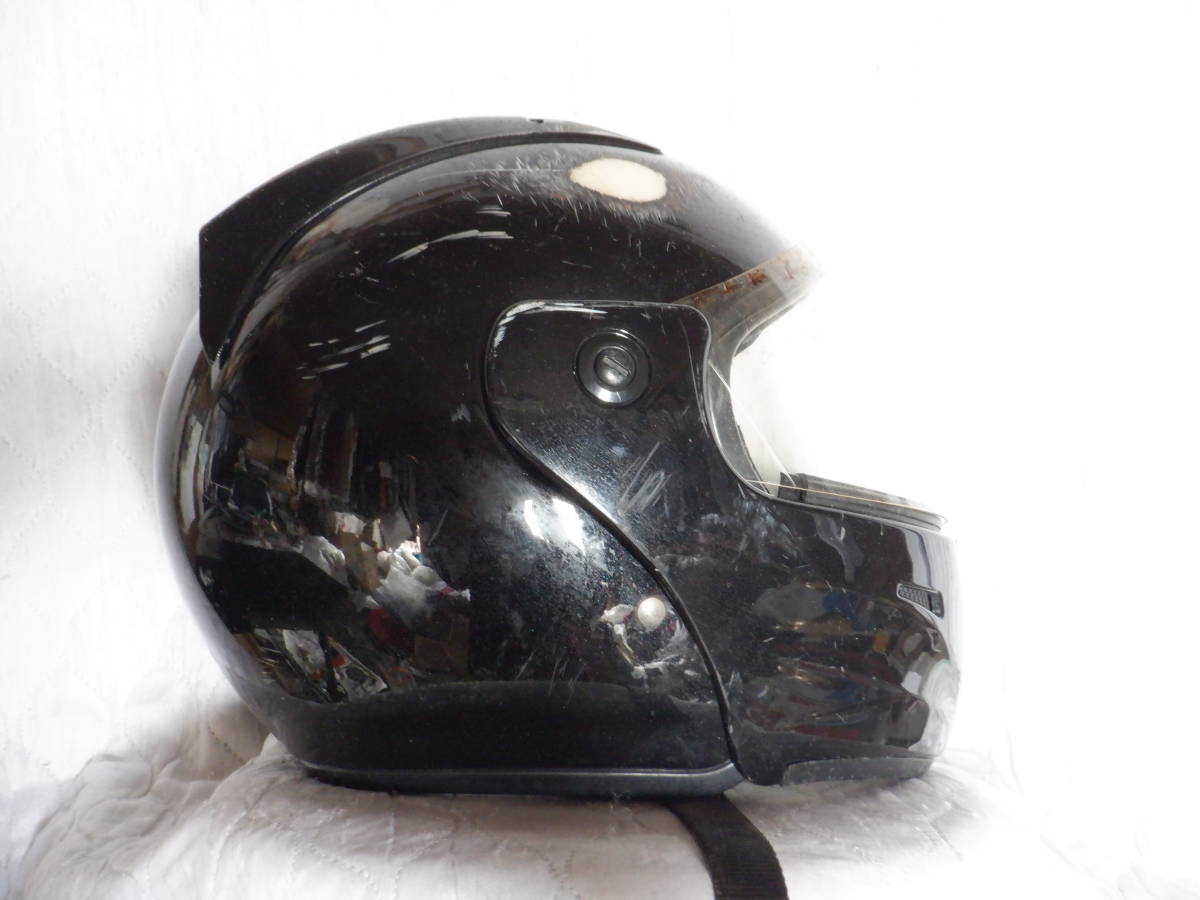 ＳＴＲＡＸ　 ＳＪ-７　ＨＪ－７５３Ａ　　リード工業 　　フルフェイスヘルメット　　 黒　　　Ｍサイズ_画像7