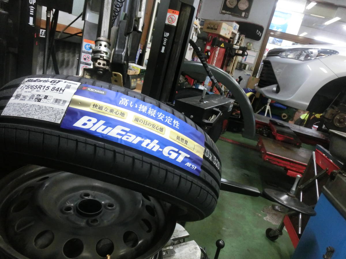 205/60R16.４本セット新品/未使用　ヨコハマ205/60R16ブル－アースGTノア.ボクシー.セレナ.ステップワゴン　ウエットA.転がり抵抗AA_画像4