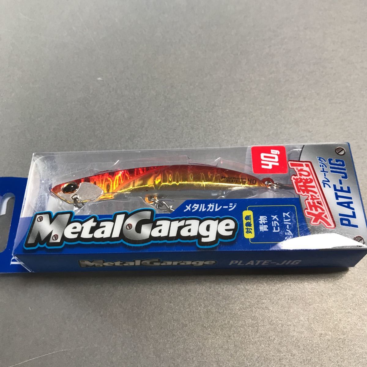 【新品 未使用】 デュオ メタルガレージ プレートジグ 40g DUO Metal Garage アカキン_画像2