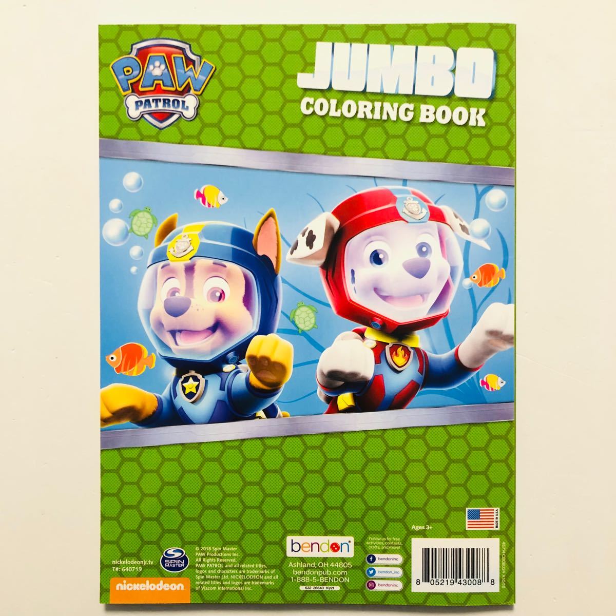 【各80ページ3種3冊】パウパトロール 塗り絵 カラーリングブック PAW PATROL coloring book クレヨン