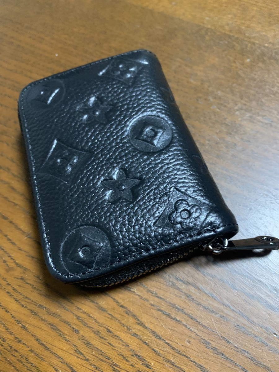 ジャバラ式ミニ財布　カードケース　牛革