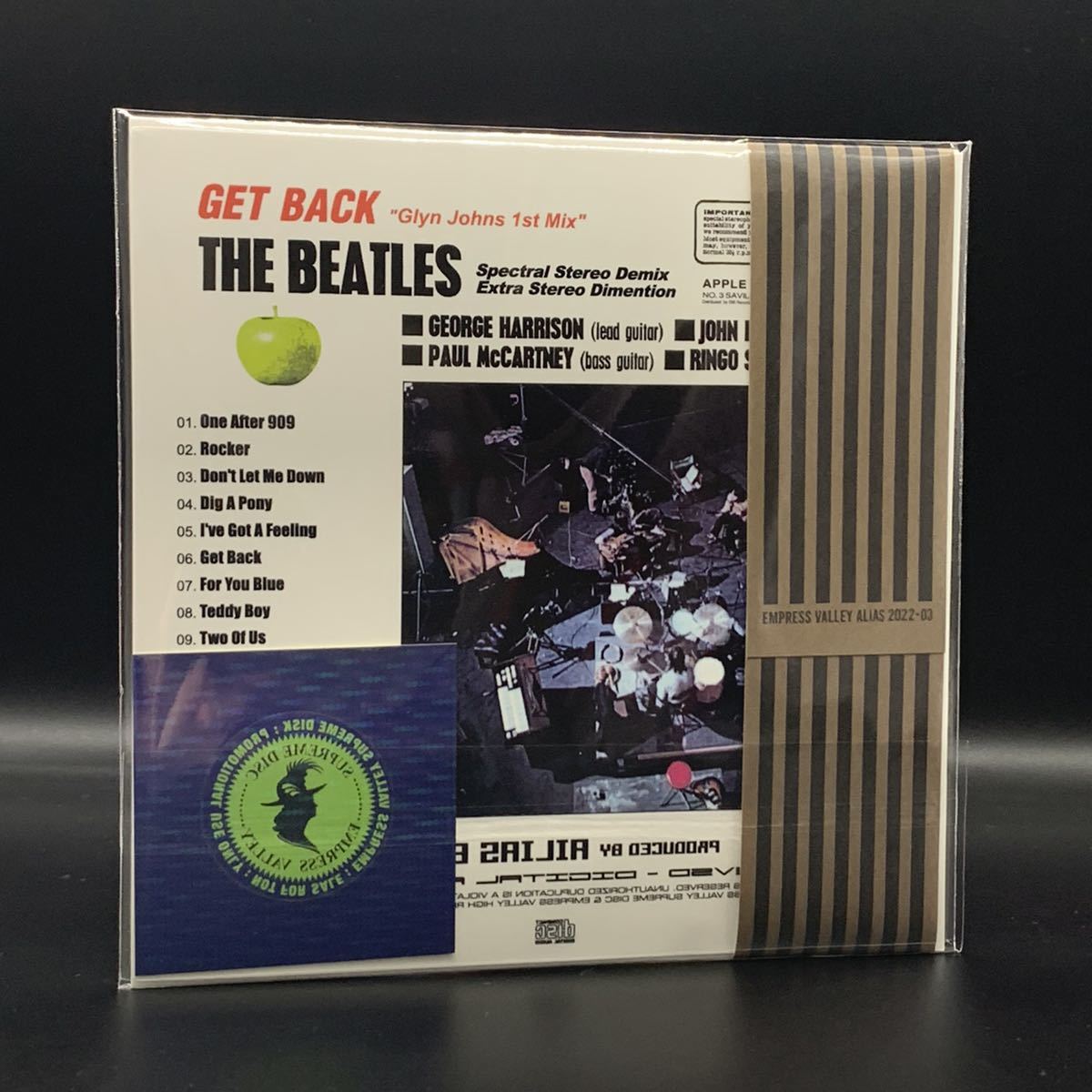THE BEATLES : GET BACK STEREO DEMIX (CD) 1CD 工場プレス銀盤CD ■欧米輸入限定盤　■限定100セット 通常盤ジャケ違い！
