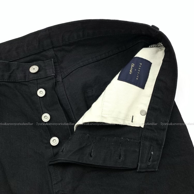 yunahica×chieko スタンダードデニム ブラック 【60%OFF】 6327円引き