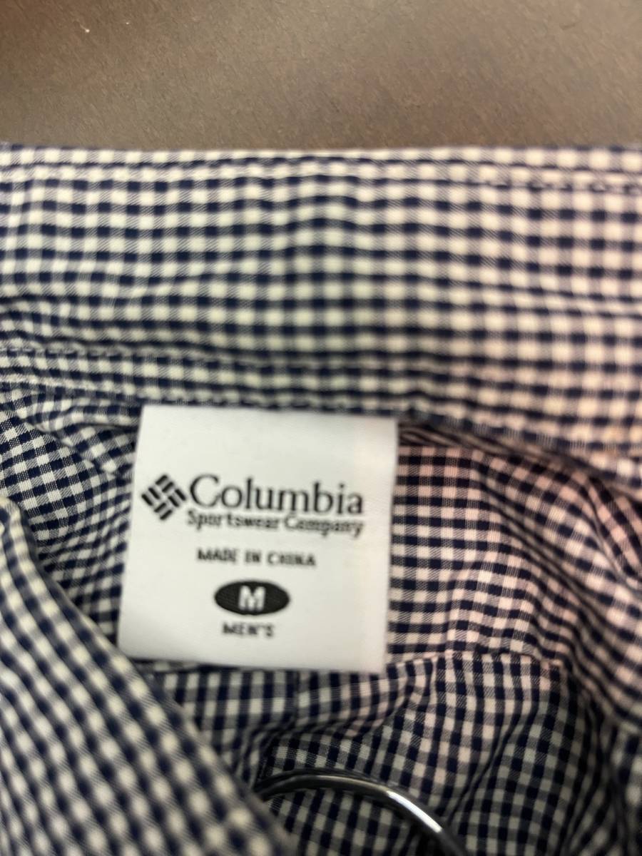 値下げ交渉　承ります　コロンビアスポーツウェア Columbia Sportswear 半袖シャツ シャツの裾をリペアしました　110 pm7234_画像6