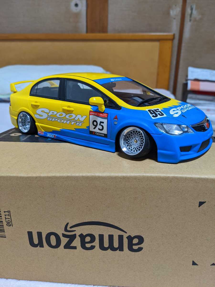 京商 OTTO mobile 1/18 シビックタイプR FD2 カスタム(改造) 京商 OTTO mobile 1/18 シビックタイプR FD2 カスタム(改造)