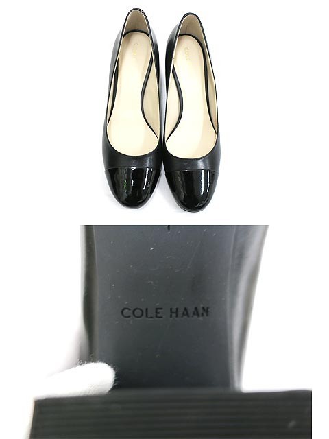 COLE HAAN/コールハン/靴/パンプス/ブラック/サイズ5B/5.5cmヒール/22cm/通勤/通学_画像3