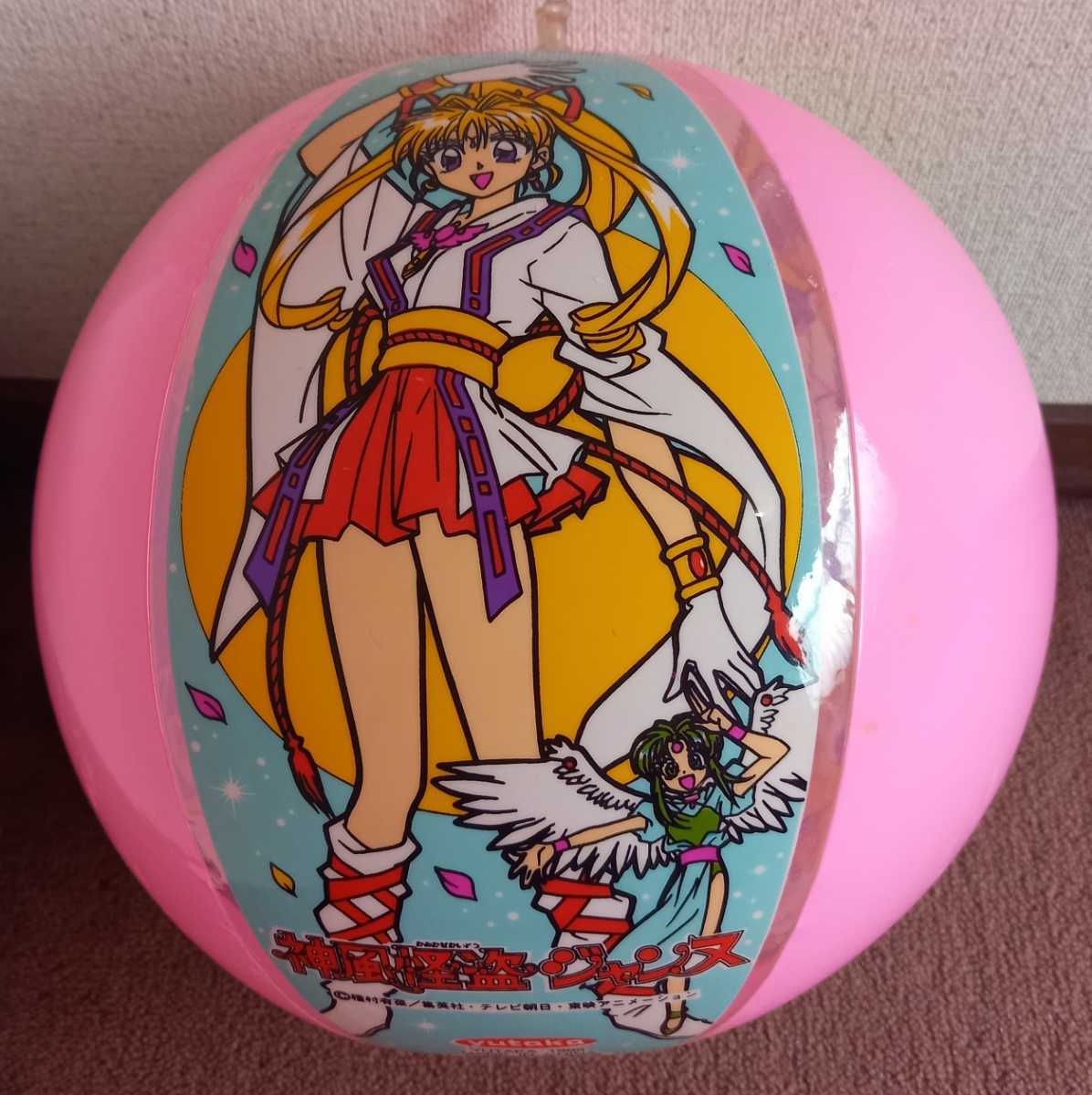 神風怪盗ジャンヌ　ビーチボール　40cm 　中古品　