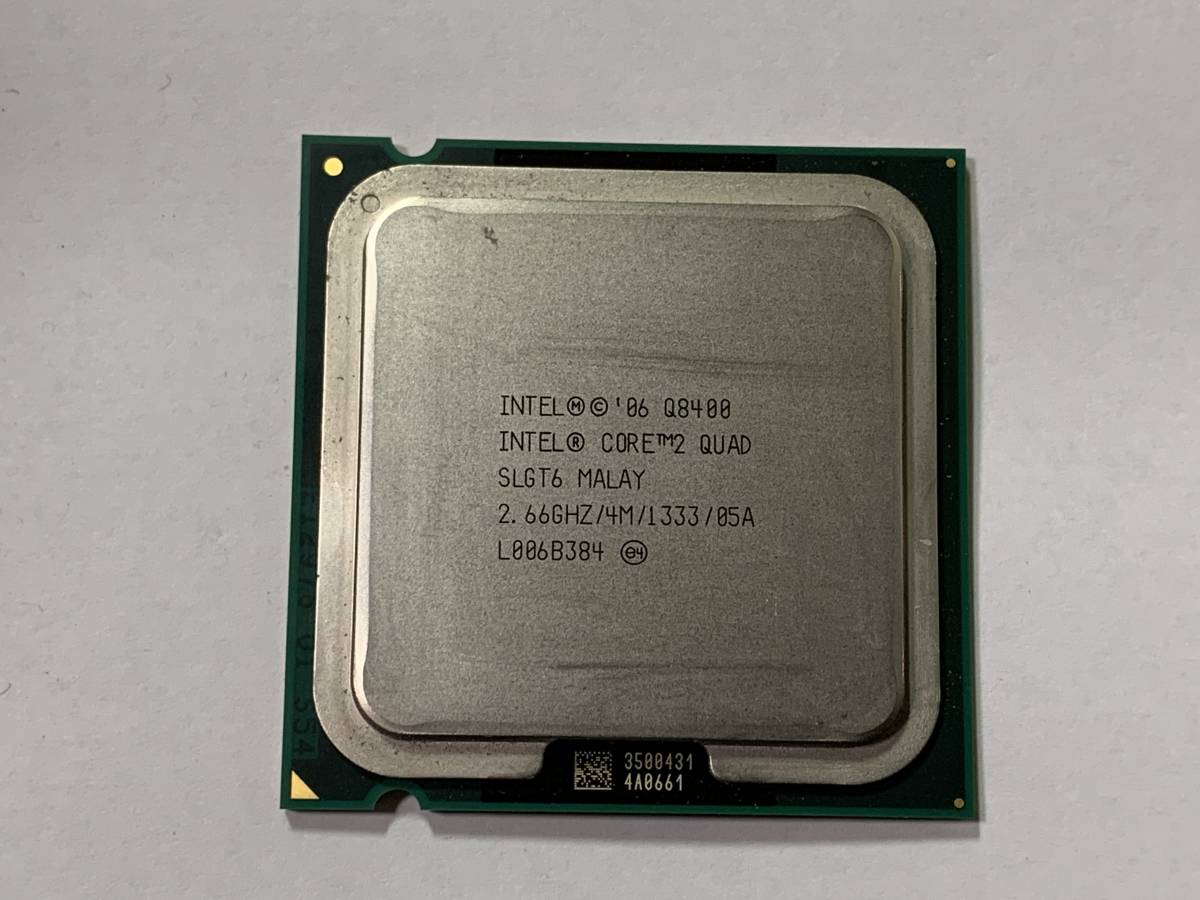 ★intel Core2 Quad Q8400 2.66GHz SLGT6 LGA775 2台セット 良品美品 インテル★送198ok★_画像5