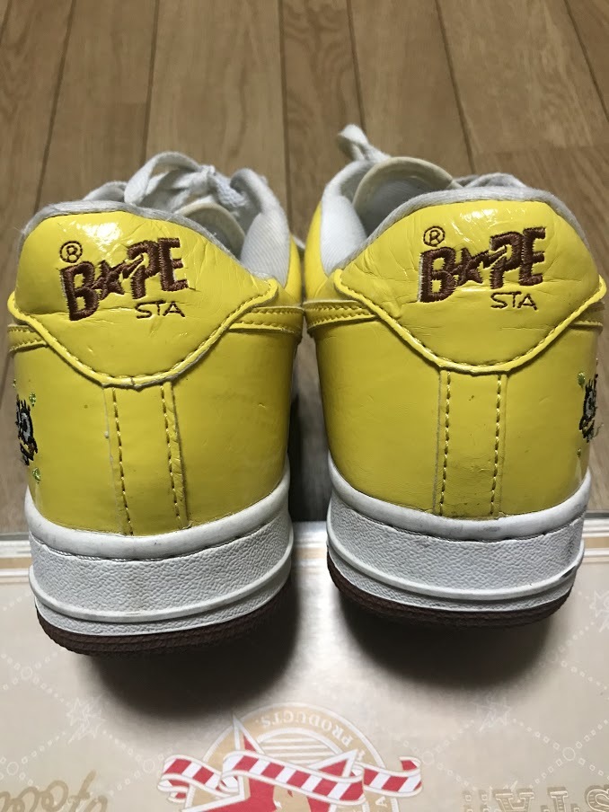 ☆US5.5☆23.5cm☆ Bape x Spongebob Squarepants Bapestas NIGO