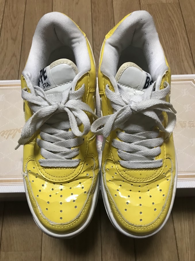 ☆US5.5☆23.5cm☆ Bape x Spongebob Squarepants Bapestas NIGO