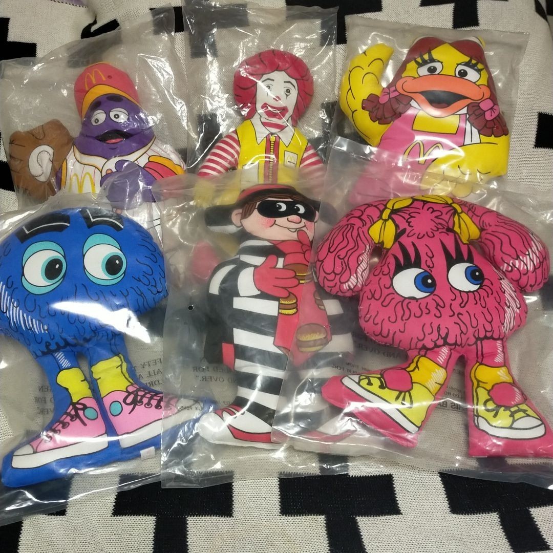 マクドナルド McDonald's ピロードール セット ぬいぐるみ レア