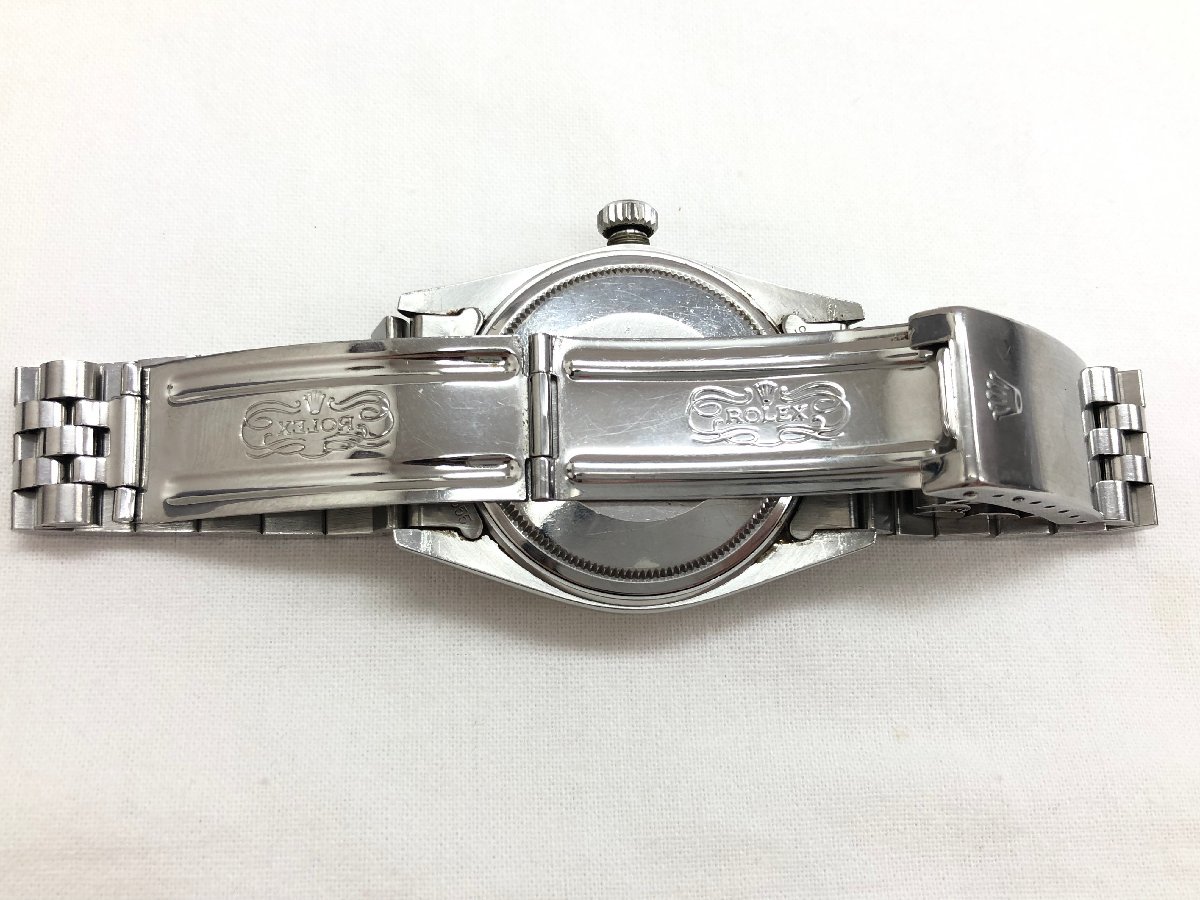 送料無料 1円～ ジャンク 稼働品 ROLEX ロレックス 16014 デイトジャスト メンズ 腕時計 SSxK18WG 自動巻_画像9