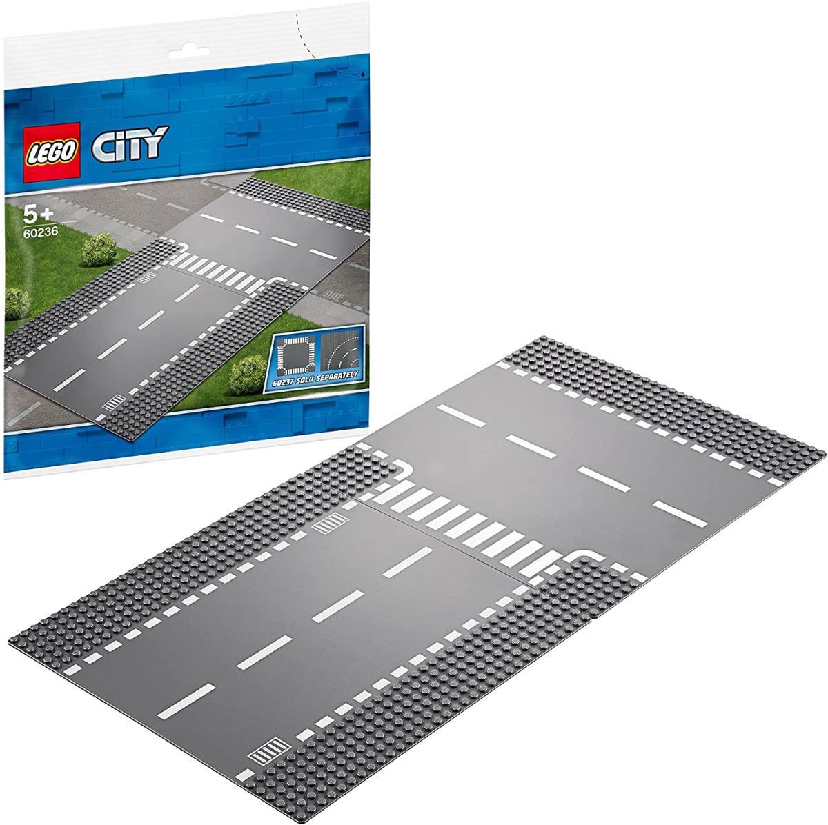 レゴ(LEGO) シティ ロードプレート 直線道路とT字路 60236 ブロック おもちゃ 男の子 車 電車_画像4
