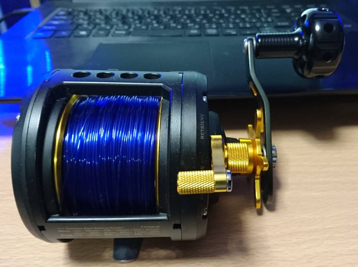 メーカー直売所 Yahoo!オークション 鯉・アオ ノブ交換 40LW FATHOM 美品PENN - その他