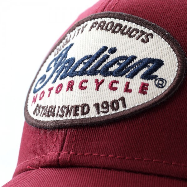 ローキャップ 帽子 メンズ インディアン モトサイクル Indian Motorcycle Patch Hat バーガンディ 2860904 USA モータースポーツ_Patch Hat