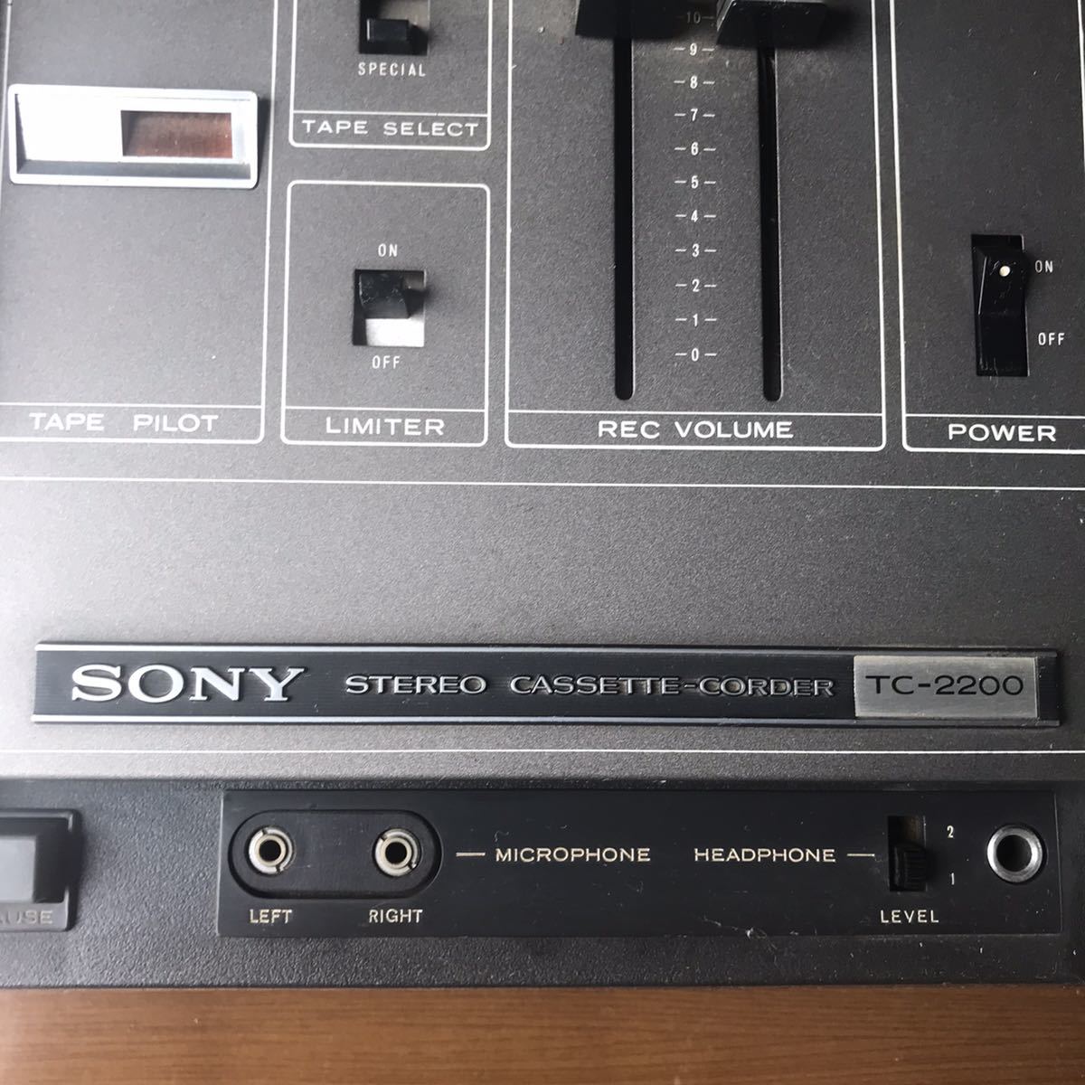 SONY TC-2200 ステレオ カセットデッキ_画像3