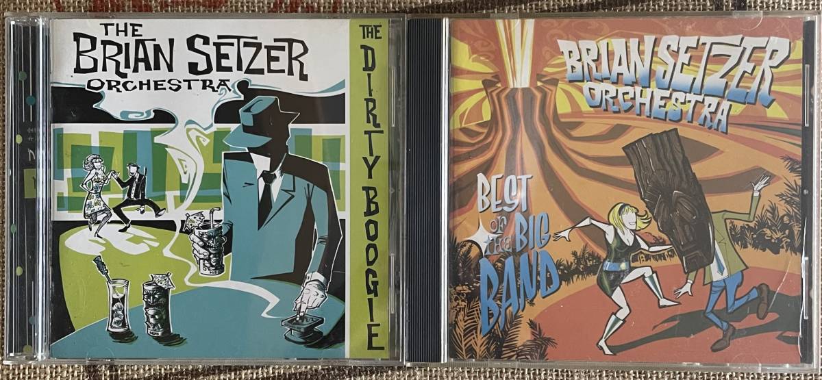CD Brian Setzer ザ・ブライアン・セッツァー オーケストラ BEST OF THE BIG BAND THE DIRTY BOOGIE