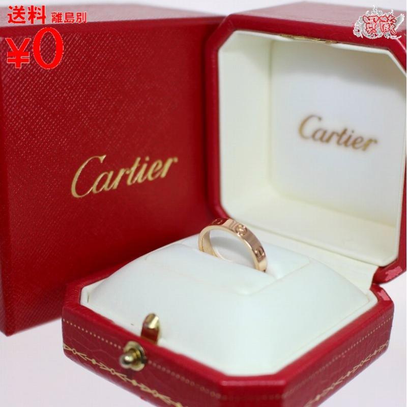買蔵 Cartier カルティエ ミニ ラブ リング PG #48 約8号 ピンク
