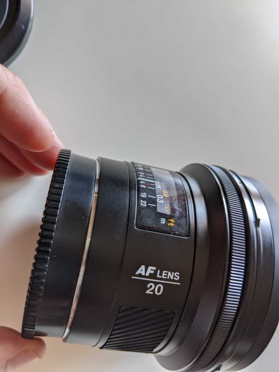  case attaching!MINOLTA Minolta AF 20mm 1:2.8 (22) single burnt point wide-angle lens? used single‐lens reflex popular 