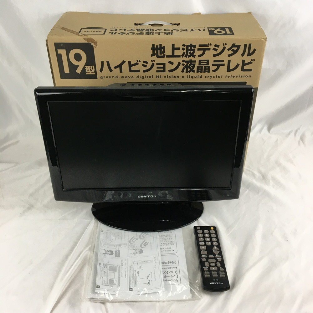 【現状渡し品】 dayton　地上波デジタルハイビジョン液晶テレビ　LC-19HD77B 【91-220512-MI-17-HOI】_画像1